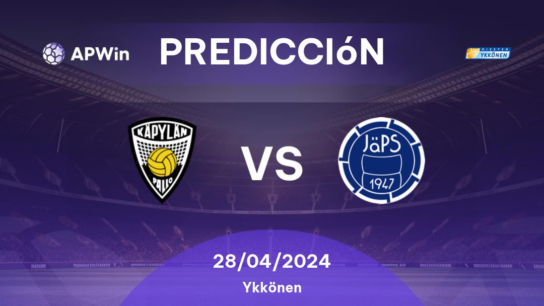 Predicciones KäPa vs JäPS: 28/04/2024 - Finlandia Ykkönen