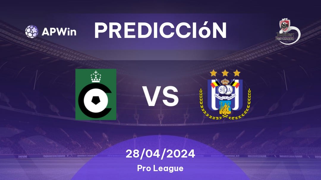 Predicciones Cercle Brugge vs RSC Anderlecht: 28/04/2024 - Bélgica Pro League