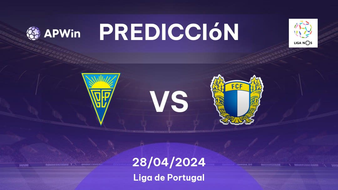 Predicciones GD Estoril Praia vs Famalicão: 28/04/2024 - Portugal Liga Bwin