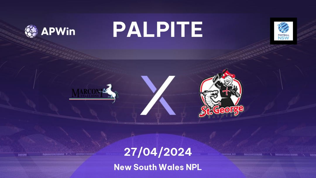 Palpite Marconi Stallions x St. George Saints: 27/04/2024 - New South Wales NPL