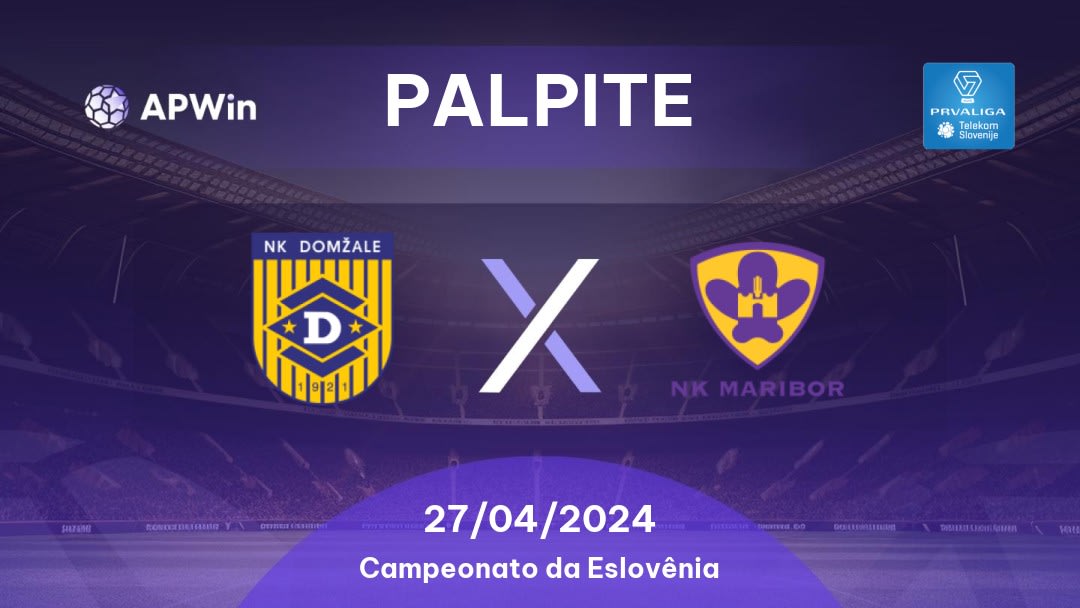 Palpite Domžale x Maribor: 27/04/2024 - Campeonato da Eslovênia