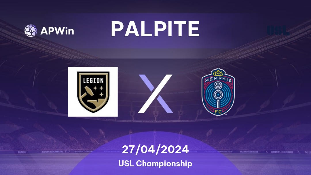 Palpite Birmingham Legion x Memphis 901: 27/04/2024 - USL Championship