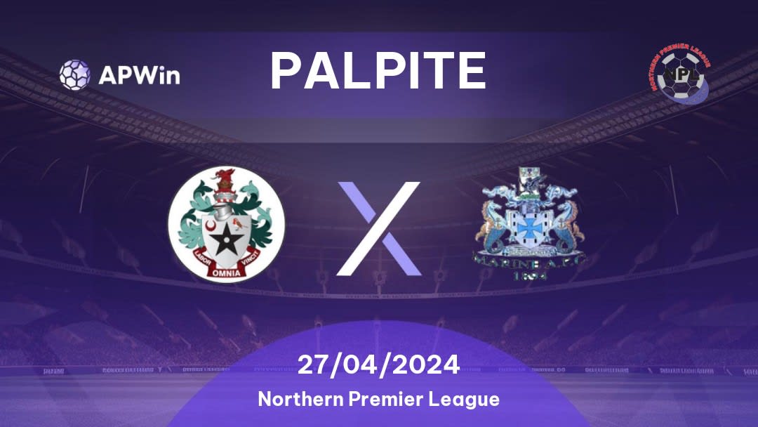 Palpite Ashton United x Marine FC: 27/04/2024 - Northern Premier League