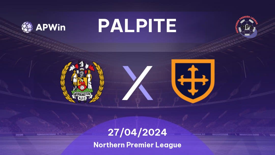 Palpite Workington x Guiseley: 27/04/2024 - Northern Premier League