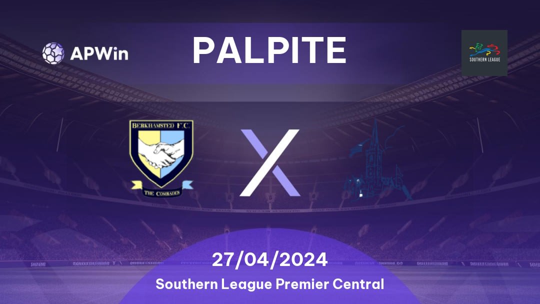 Palpite Berkhamsted x Halesowen Town: 27/04/2024 - Southern League Premier Central