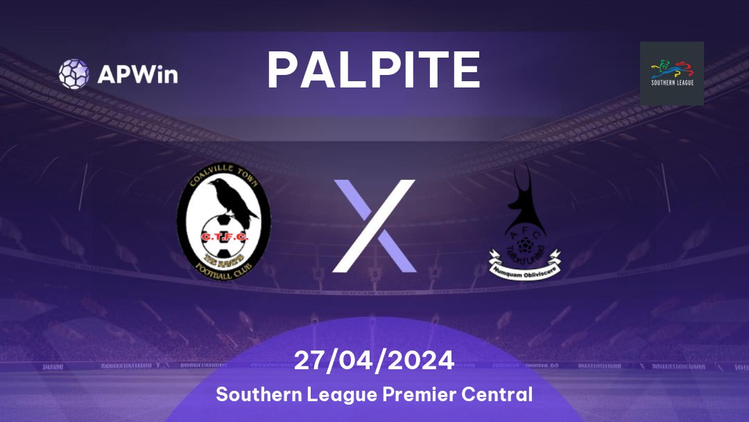 Palpite Coalville Town x AFC Telford United: 27/04/2024 - Southern League Premier Central