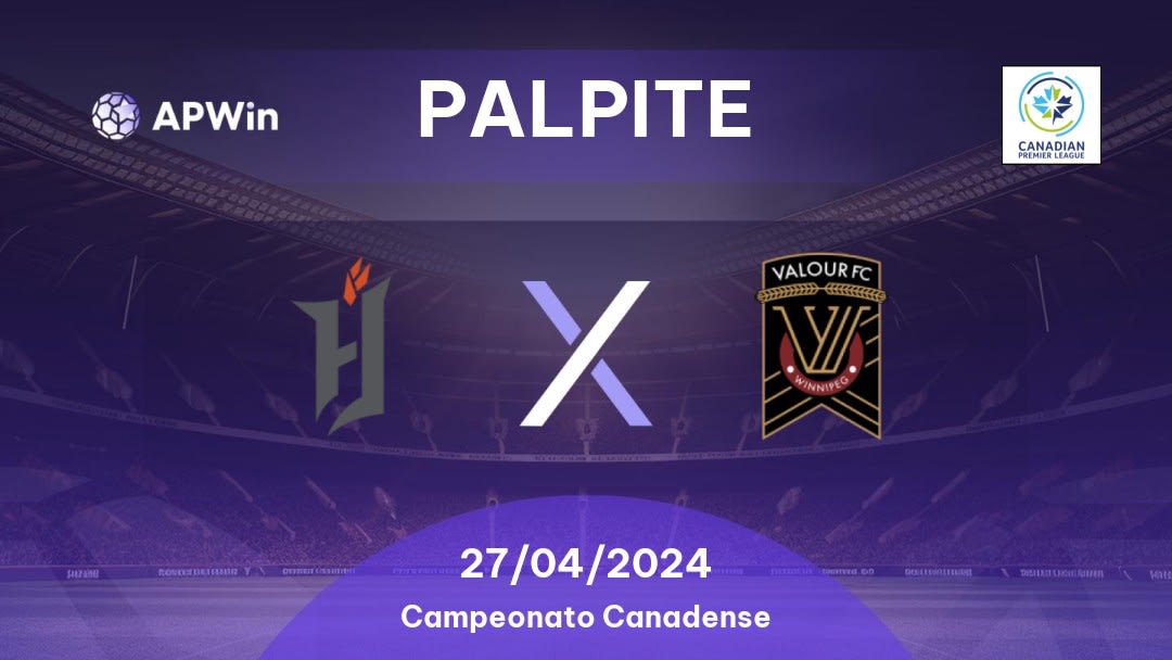 Palpite Forge FC x Valour FC: 27/04/2024 - Campeonato Canadense