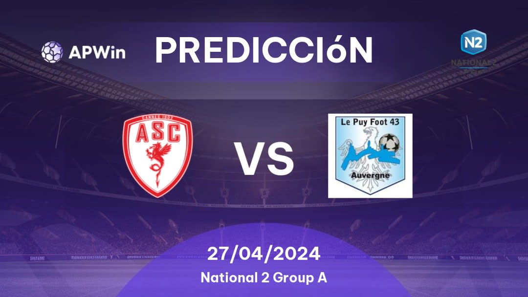 Predicciones Cannes vs Le Puy F.43 Auvergne: 27/04/2024 - Francia National 2 Group A