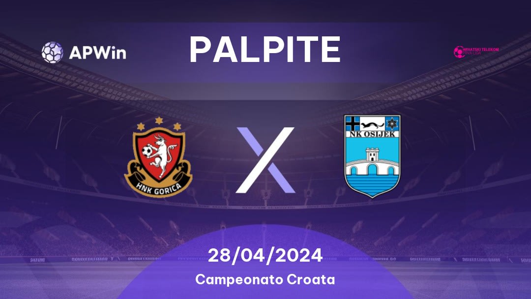 Palpite Gorica x Osijek: 28/04/2024 - Campeonato Croata