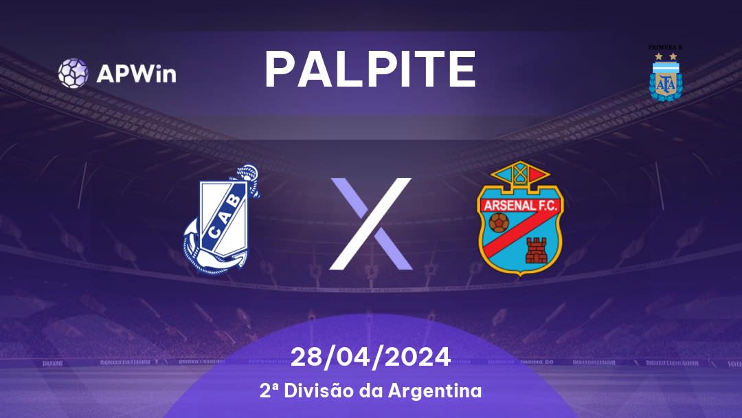 Palpite Guillermo Brown x Arsenal de Sarandí: 28/04/2024 - 2ª Divisão da Argentina