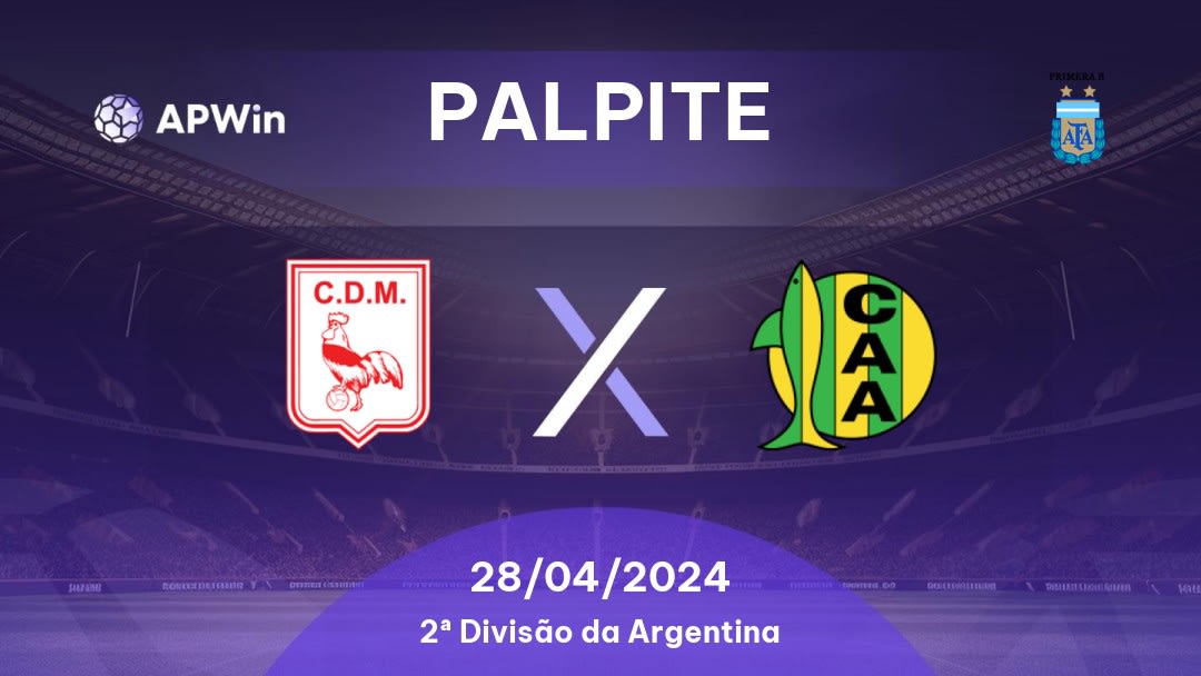 Palpite Deportivo Morón x Aldosivi: 28/04/2024 - 2ª Divisão da Argentina