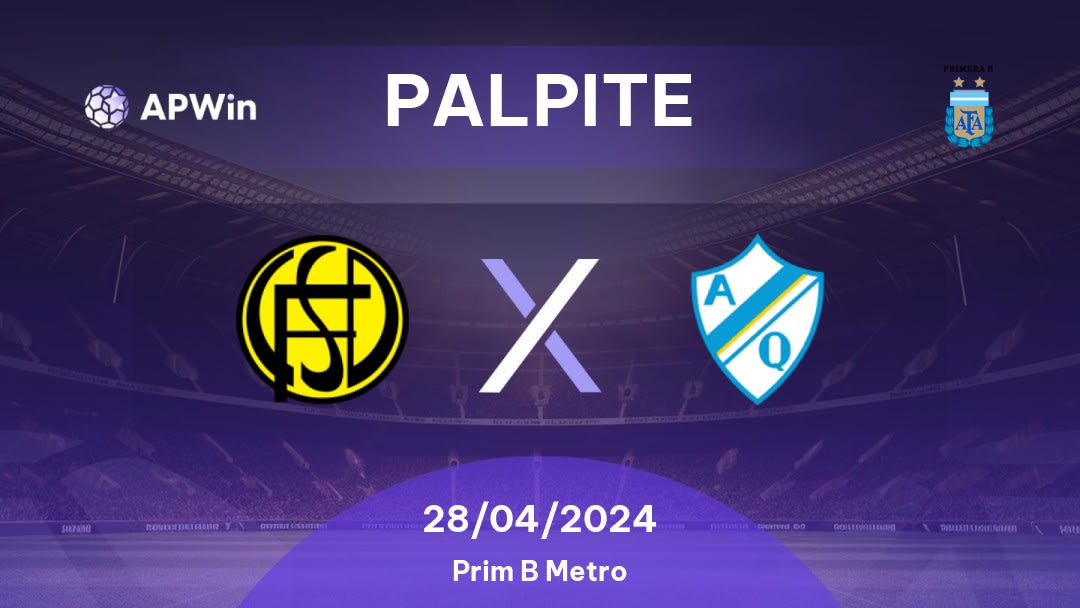 Palpite Flandria x Argentino Quilmes: 28/04/2024 - Prim B Metro