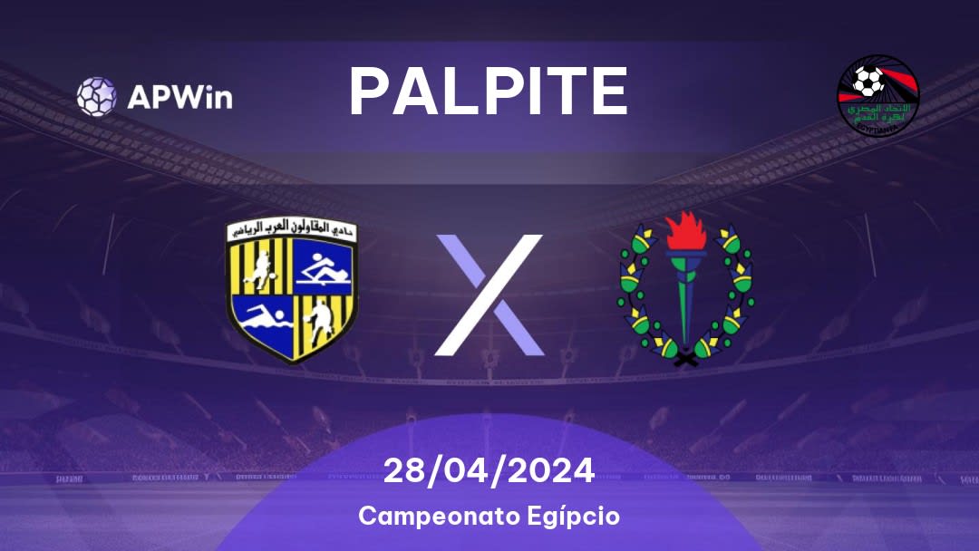 Palpite Al Mokawloon x Smouha: 28/04/2024 - Campeonato Egípcio