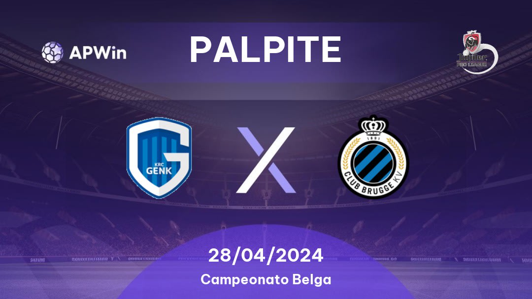 Palpite Genk x Club Brugge: 28/04/2024 - Campeonato Belga