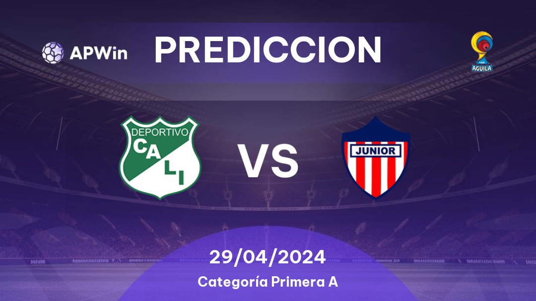 Predicciones Deportivo Cali vs Junior: 28/04/2024 - Colombia Categoría Primera A