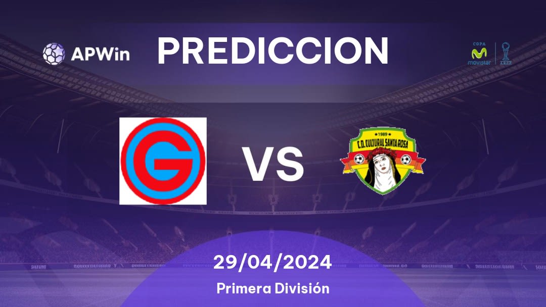 Predicciones Deportivo Garcilaso vs Santa Rosa PNP: 28/04/2024 - Perú Primera División