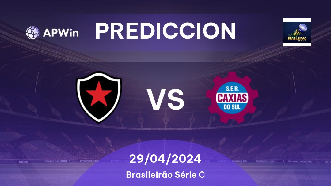 Predicciones Botafogo PB vs Caxias: 29/04/2024 - Brasil Brasileirão Série C