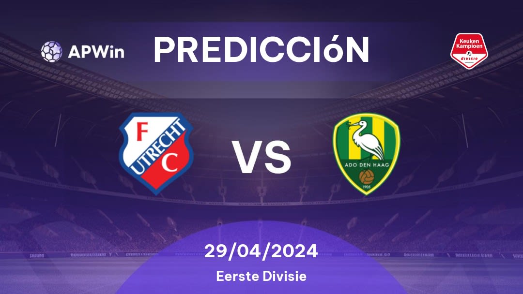 Predicciones Utrecht II vs ADO Den Haag: 29/04/2024 - Países Bajos Eerste Divisie