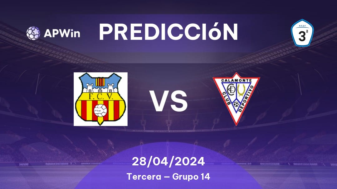 Predicciones Villafranca vs Calamonte: 28/04/2024 - España Tercera — Grupo 14