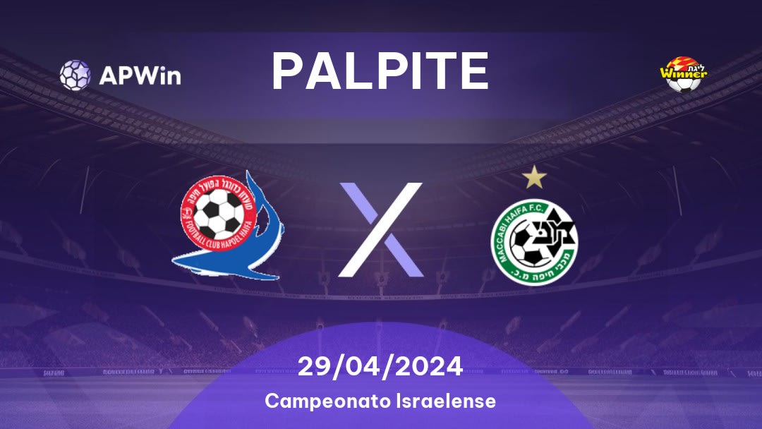 Palpite Hapoel Haifa x Maccabi Haifa: 29/04/2024 - Campeonato Israelense