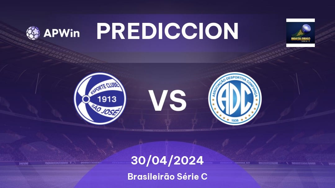 Predicciones EC São José vs Confiança: 29/04/2024 - Brasil Brasileirão Série C