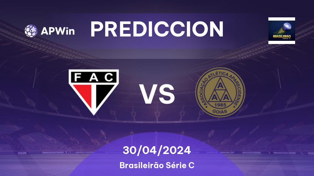 Predicciones Ferroviário vs Aparecidense: 30/04/2024 - Brasil Brasileirão Série C