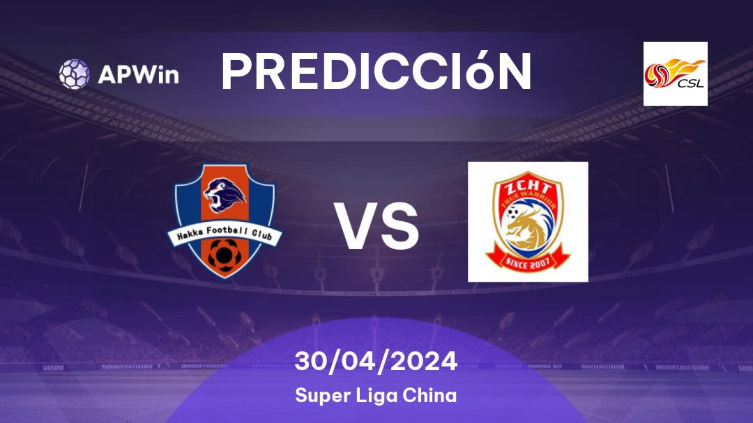 Predicciones Meizhou Hakka vs Qingdao Youth Island: 30/04/2024 - China Super Liga China