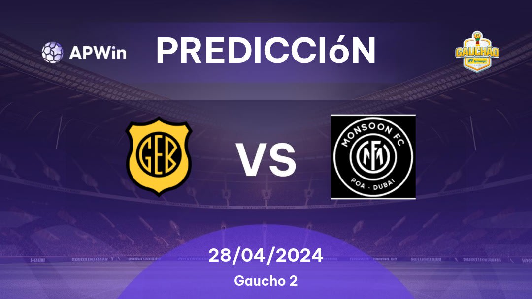 Predicciones Bagé vs Monsoon: 28/04/2024 - Brasil Gaucho 2