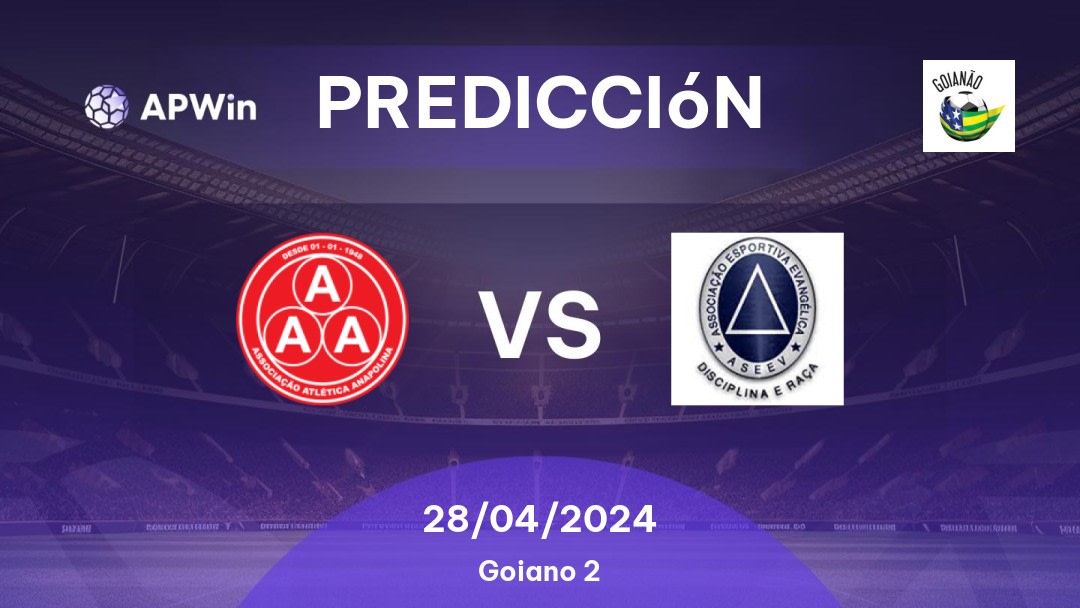 Predicciones Anapolina vs ASEEV: 28/04/2024 - Brasil Goiano 2