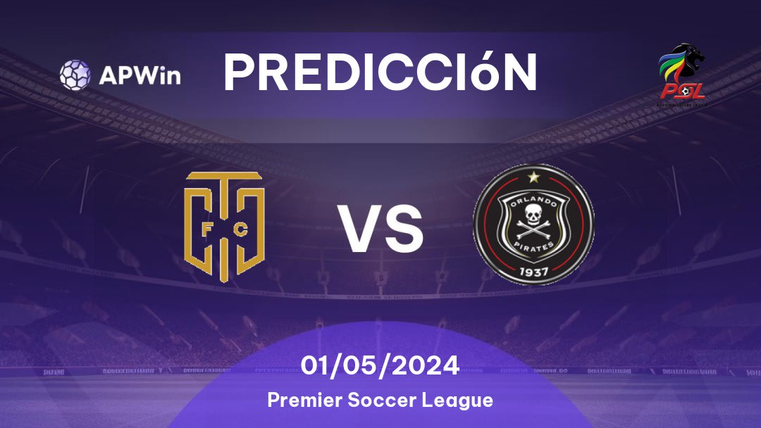 Predicciones Cape Town City vs Orlando Pirates: 01/05/2024 - Sudáfrica Premier Soccer League