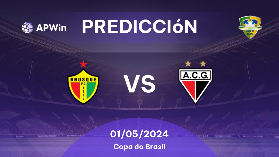 Predicciones Brusque vs Atlético GO: 01/05/2024 - Brasil Copa do Brasil