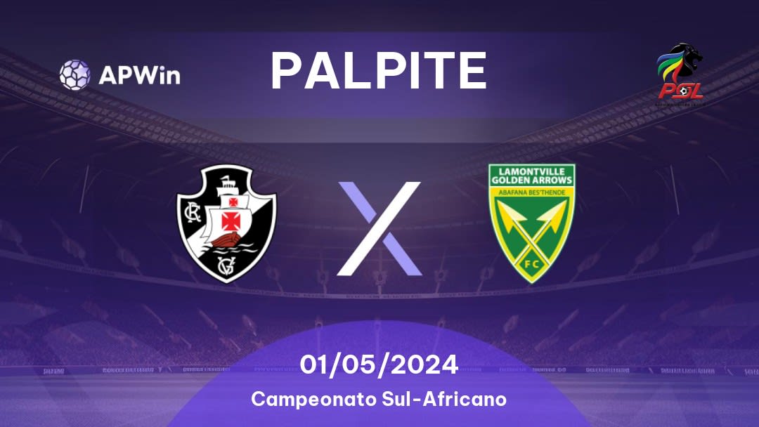 Palpite Stellenbosch x Golden Arrows: 01/05/2024 - Campeonato Sul-Africano