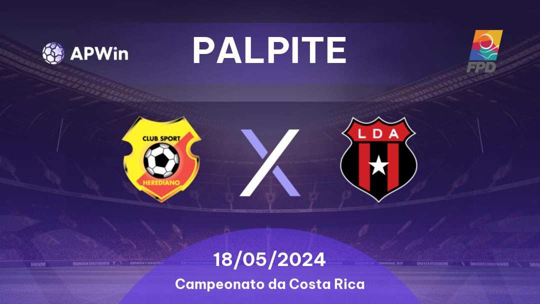 Palpite Herediano x Alajuelense: 30/04/2024 - Campeonato da Costa Rica