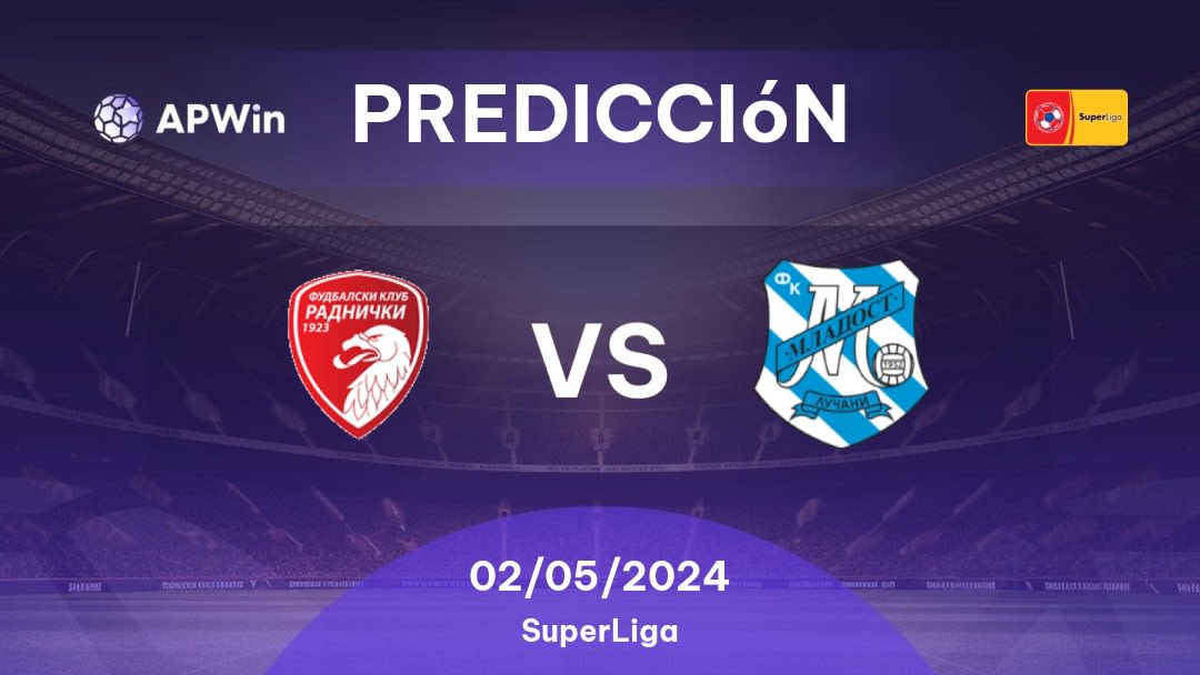 Predicciones Radnički Kragujevac vs Mladost Lučani: 02/05/2024 - Serbia SuperLiga