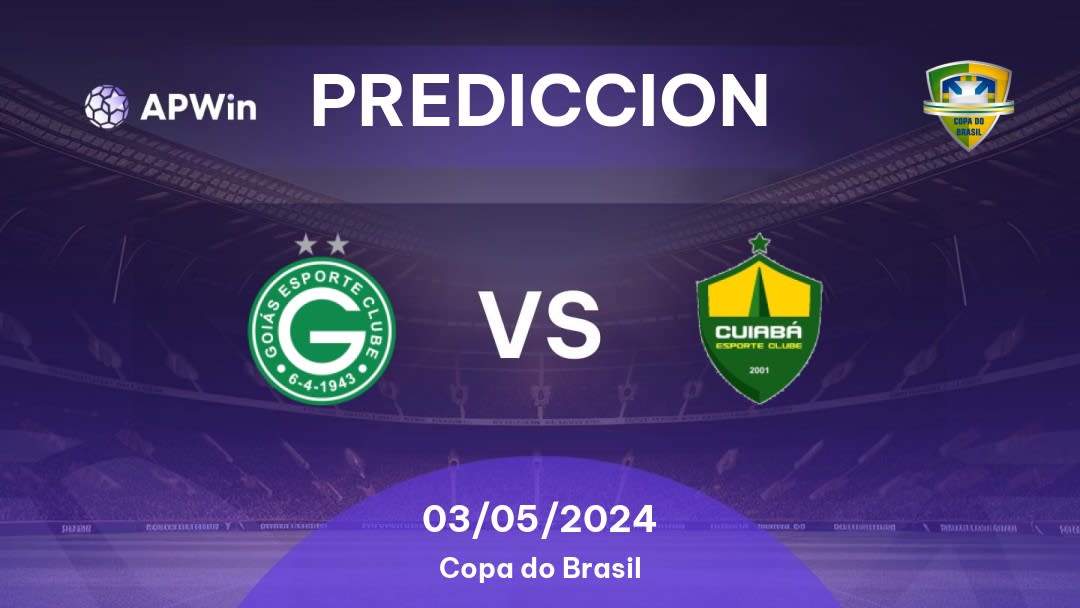 Predicciones Goiás vs Cuiabá: 02/05/2024 - Brasil Copa do Brasil
