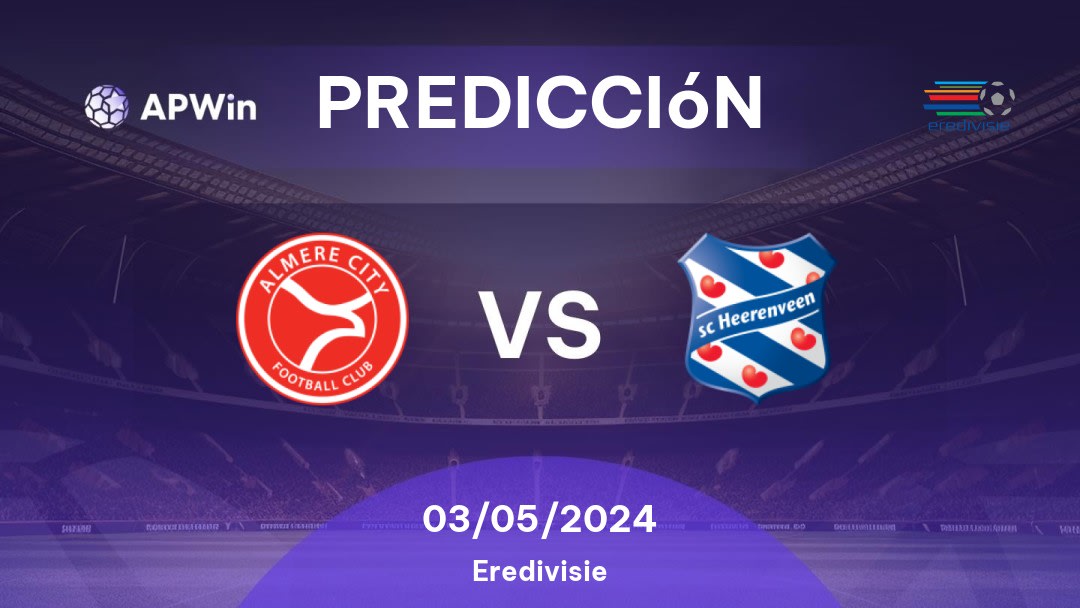 Predicciones Almere City vs Heerenveen: 03/05/2024 - Países Bajos Eredivisie