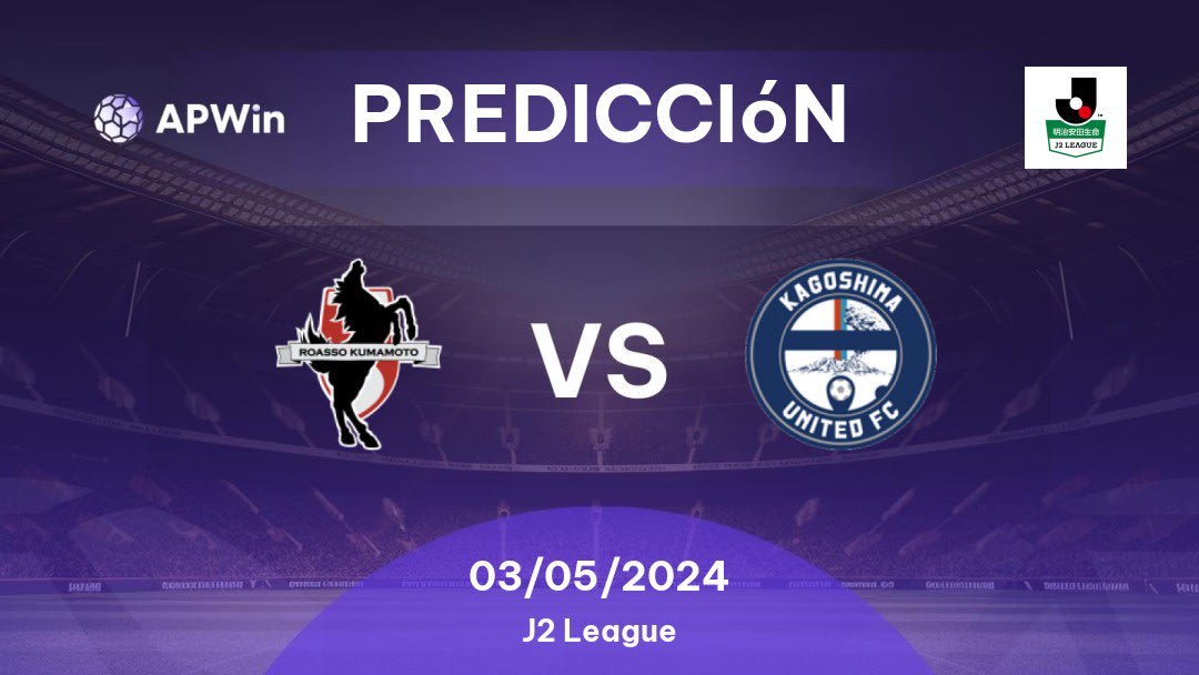 Predicciones Roasso Kumamoto vs Kagoshima United: 03/05/2024 - Japón J2 League