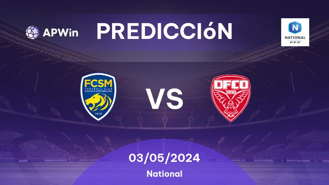 Predicciones Sochaux vs Dijon: 03/05/2024 - Francia National