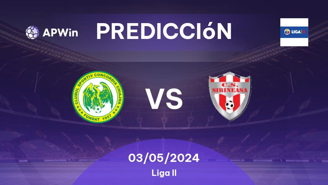 Predicciones Concordia Chiajna vs Energeticianul: 03/05/2024 - Rumania Liga II