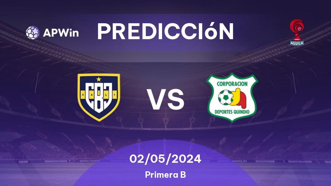 Predicciones Boca Juniors de Cali vs Deportes Quindío: 02/05/2024 - Colombia Categoria Primera B