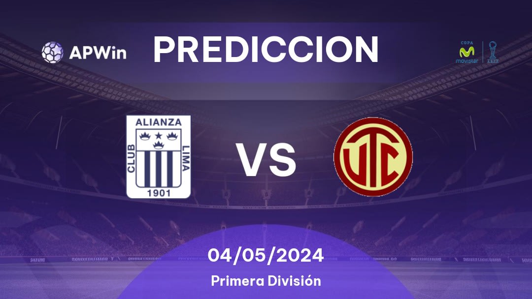 Predicciones Alianza Lima vs UTC Cajamarca: 03/05/2024 - Perú Primera División