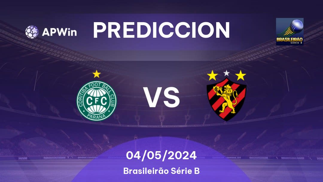 Predicciones Coritiba vs Sport Recife: 03/05/2024 - Brasil Brasileirão Série B