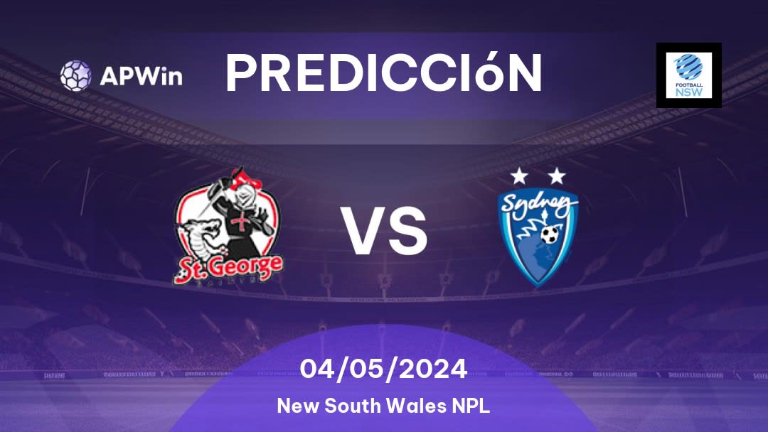 Predicciones St. George Saints vs Sydney Olympic: 04/05/2024 - Australia New South Wales NPL