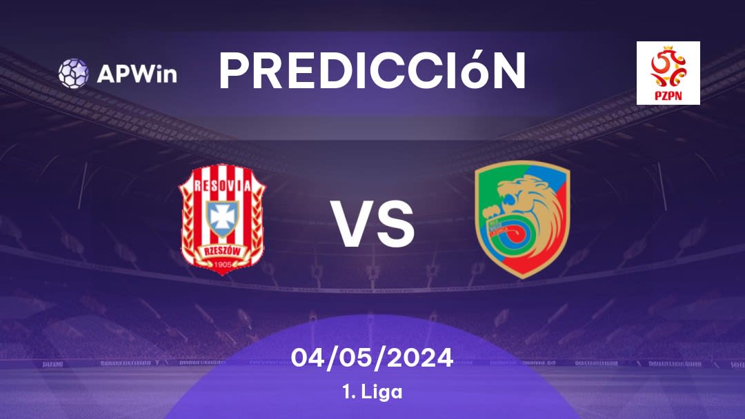 Predicciones Resovia Rzeszów vs Miedź Legnica: 04/05/2024 - Polonia 1. Liga