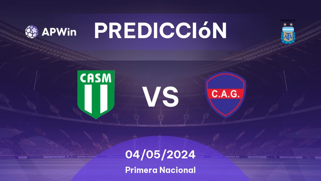 Predicciones San Miguel vs Club Atlético Güemes: 04/05/2024 - Argentina Primera B Nacional