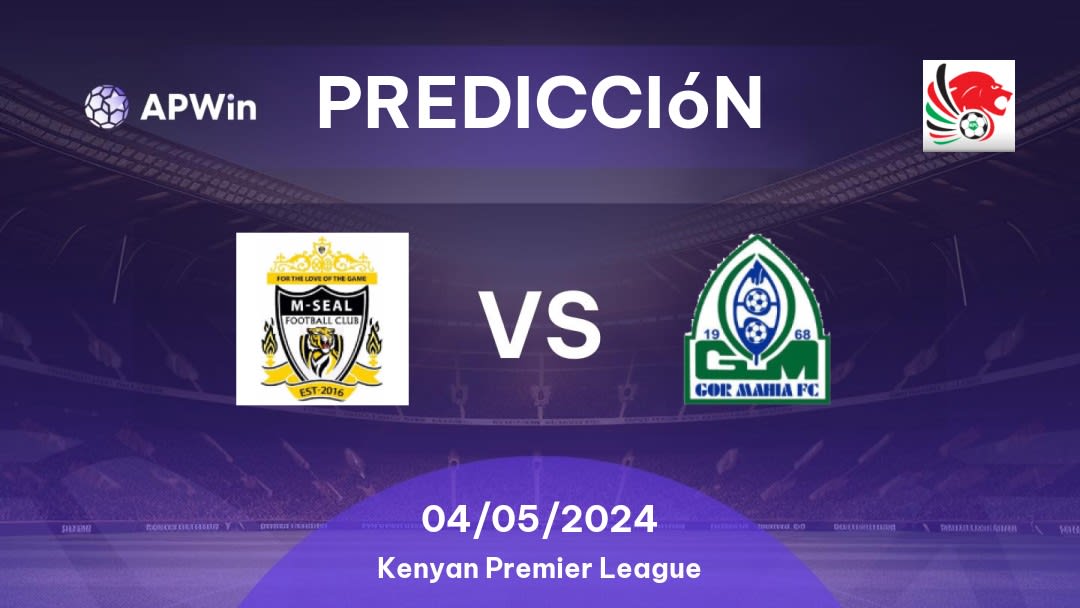 Predicciones Murang'a SEAL vs Gor Mahia: 04/05/2024 - Kenia Kenyan Premier League