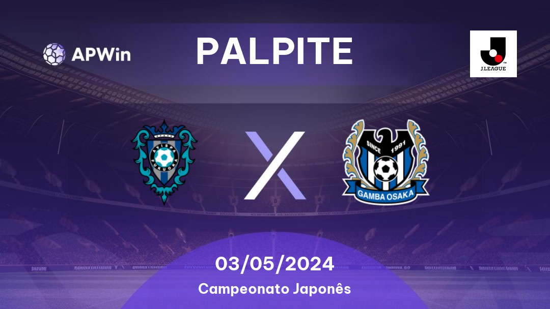 Palpite Avispa Fukuoka x Gamba Osaka: 03/05/2024 - Campeonato Japonês