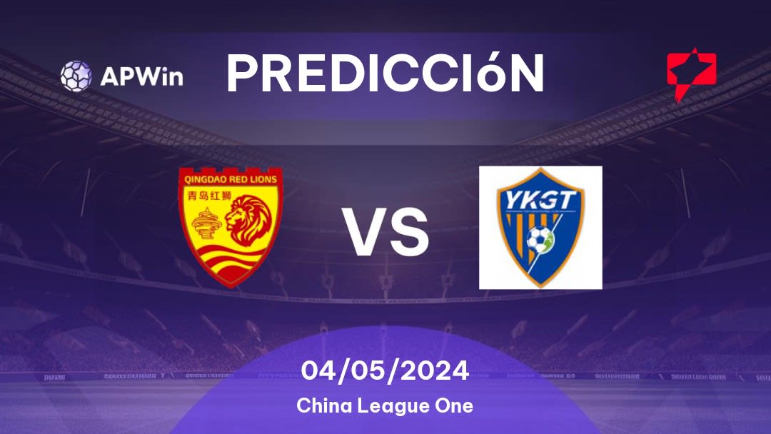 Predicciones Qingdao Red Lions vs Yunnan Yukun: 04/05/2024 - China China League One