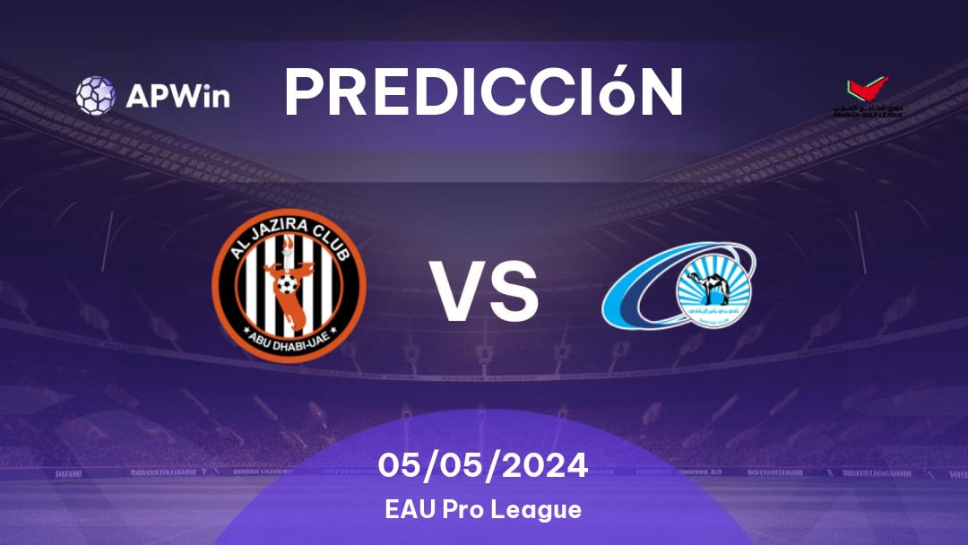 Predicciones Al Jazira vs Bani Yas: 05/05/2024 - EAU Gulf League