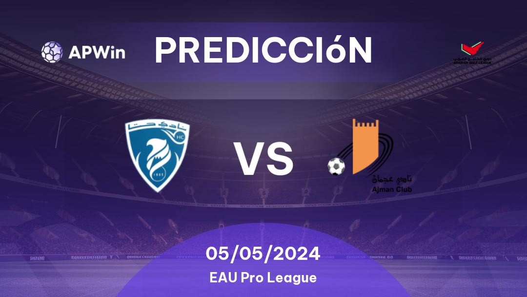 Predicciones Hatta vs Ajman: 05/05/2024 - EAU Gulf League